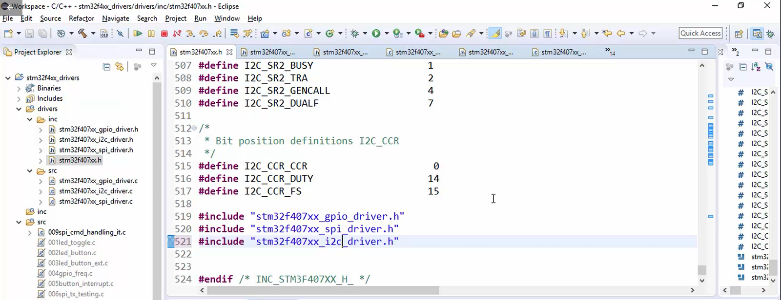 STM32 I2C Lecture 9: I2C User Configurable Macros