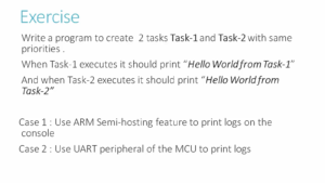 Read more about the article FreeRTOS Lecture 25 – Exercise: Introduction