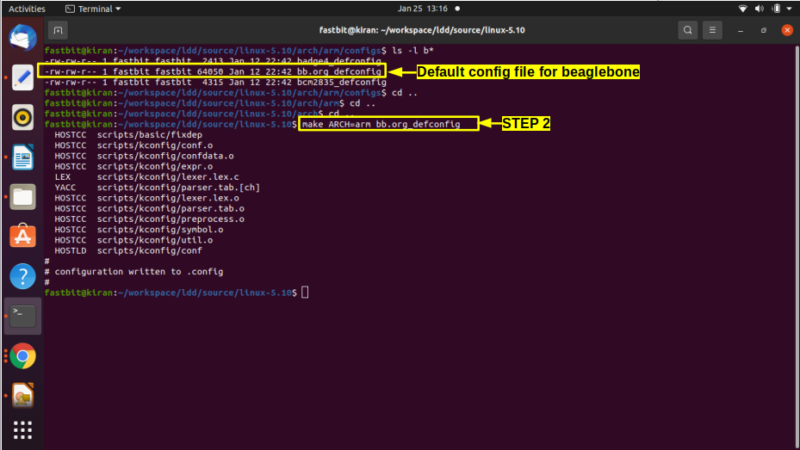 How to compile the Linux kernel for Beaglebone Black: step by step