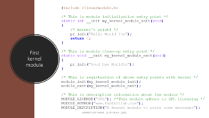 Read more about the article Linux Device Driver Programming Lecture 17- LKM writing syntax