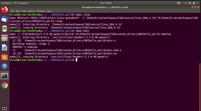 How to create Makefile? Linux Device Driver Programming