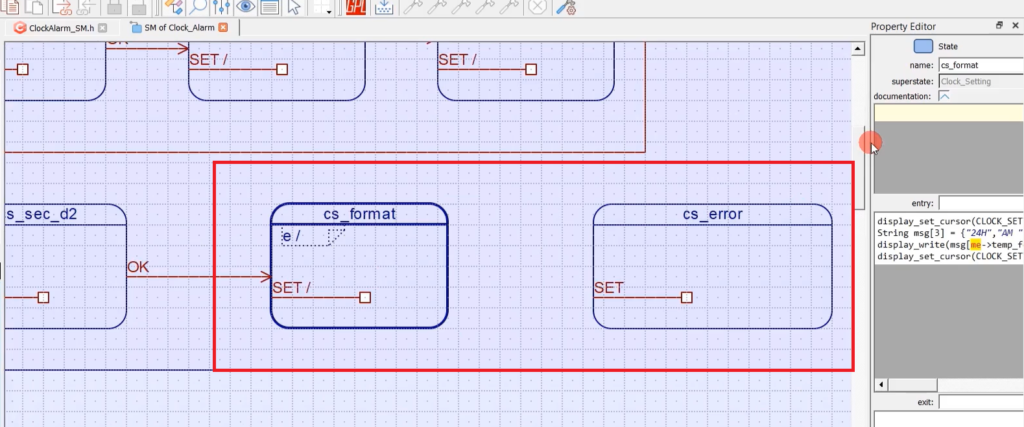 Implementing Clock Setting Format and Error States: Part 3