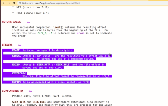 lseek Method Implementation in Linux Kernel Module
