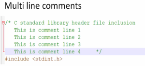 Read more about the article Microcontroller Embedded C Programming Lecture 21| Commenting in ‘C’