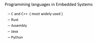 Read more about the article Microcontroller Embedded C Programming Lecture 1| Programming languages for Embedded Systems