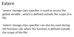 Read more about the article Microcontroller Embedded C Programming Lecture 40| ‘Extern’ storage class specifier