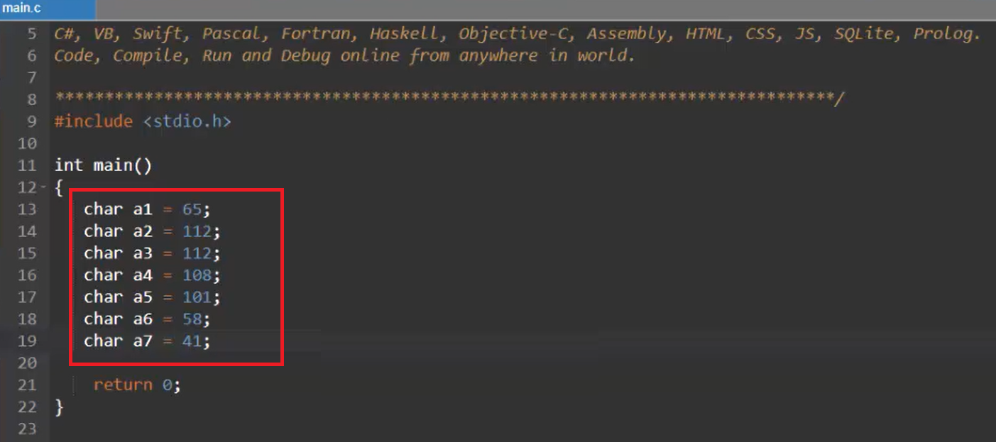Ascii Code String ASCII Code - Table of ASCII characters and Example