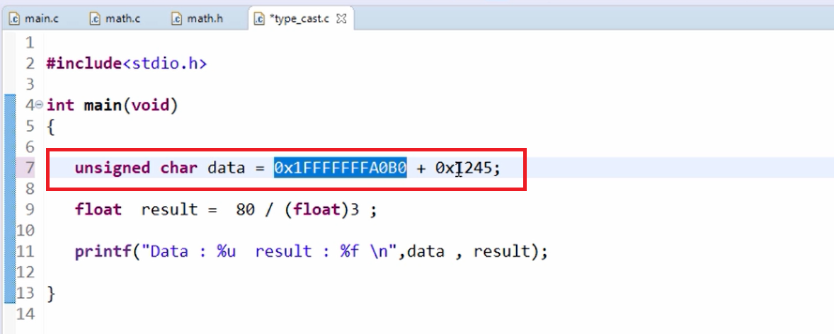 Typecasting in C: Handling Data Types and Implicit Casting