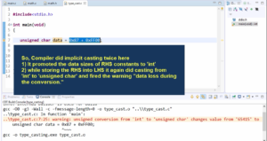 Read more about the article Microcontroller Embedded C Programming Lecture 46| Typecasting in ‘C’