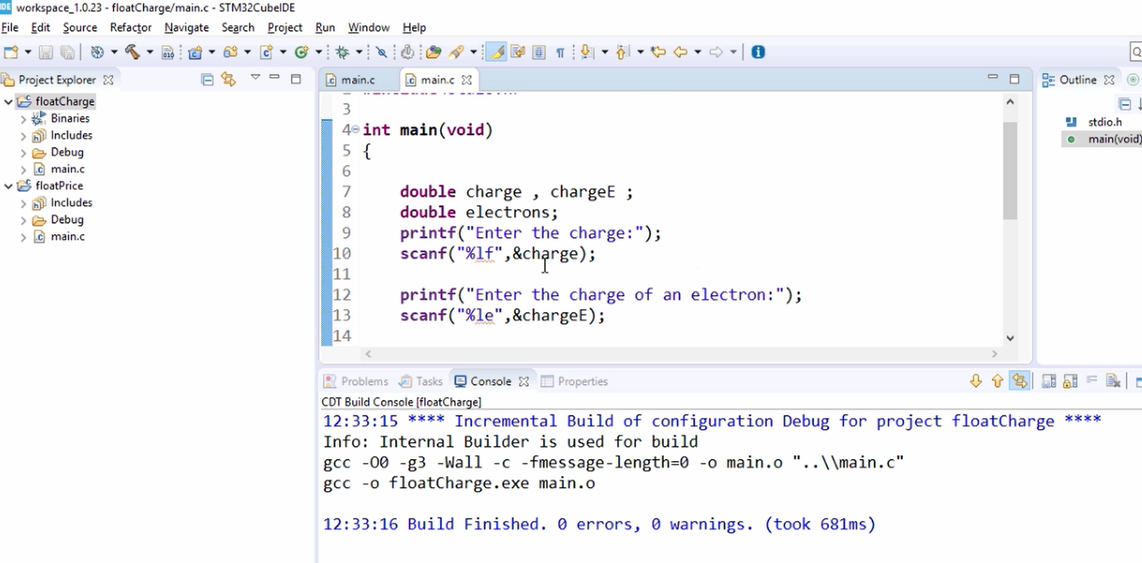 Scientific Notation with scanf and float in C Programming