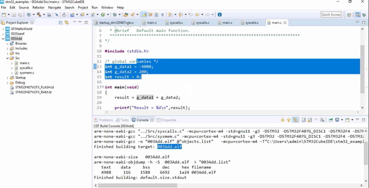 Exploring Program Code and Data Using Memory Browser