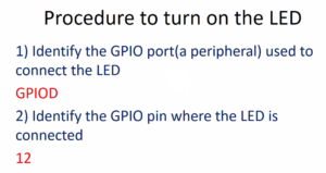 Read more about the article Microcontroller Embedded C Programming C Lecture 109| Procedure to turn ON the LED