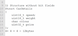 Read more about the article Microcontroller Embedded C Programming Lecture 156| Structure and bit fields contd.