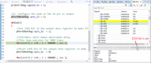 Read more about the article Microcontroller Embedded C Programming Lecture 163| Testing led toggle exercise
