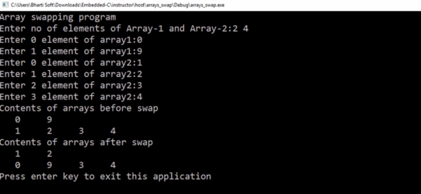 Array Swapping : Efficient Program and Logic