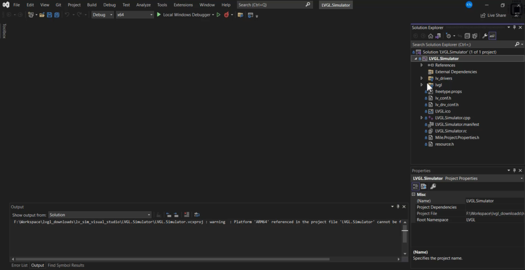 LVGL Simulator Download and Getting Started Guide