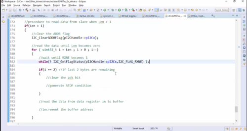 I2C Master Receive Data API Implementation: Part 2 | STM32 I2C