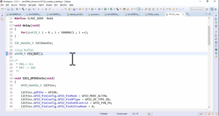 stm32 array declaration stm32 array declaration