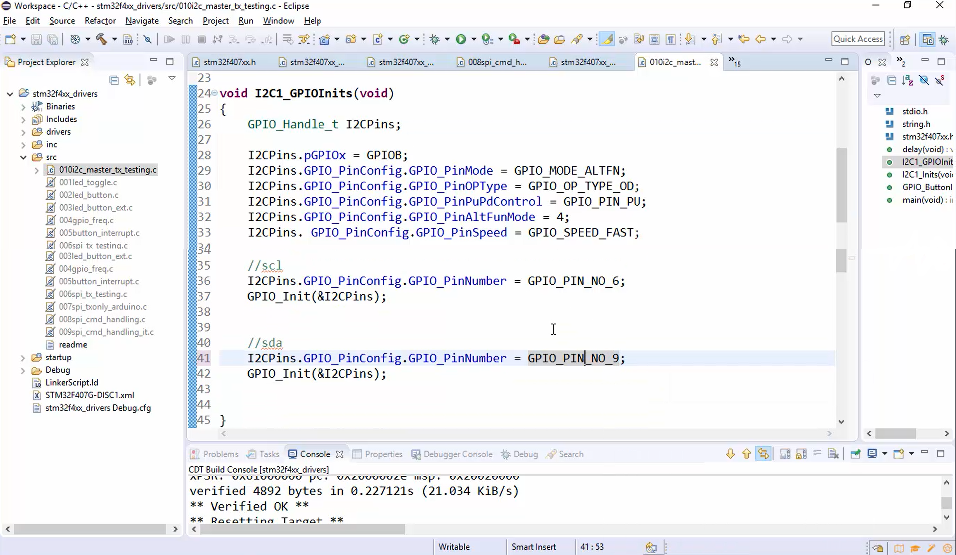 Exercise: I2C Communication Between STM32 Master and Arduino Slave - Part 1