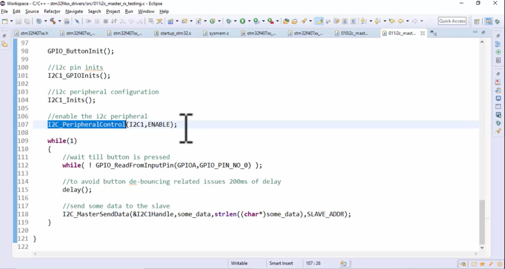 stm32 array declaration