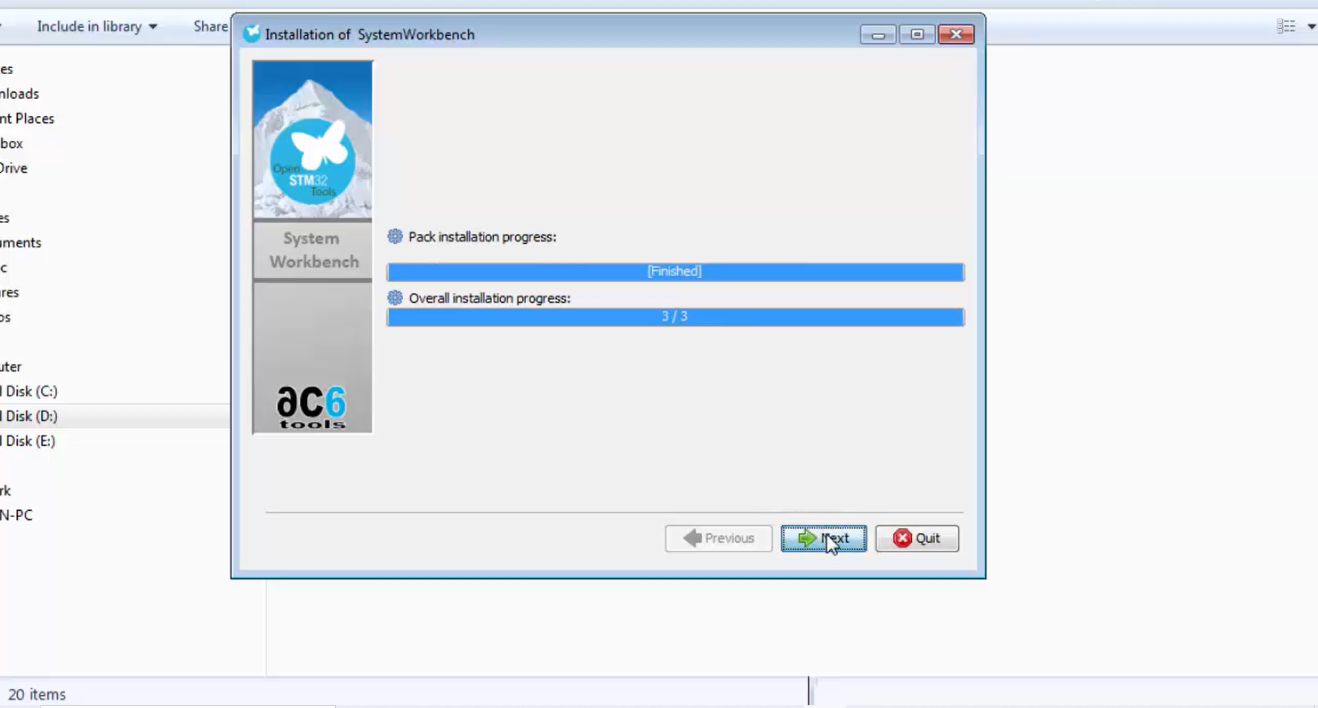 Installing Open STM32 System Workbench