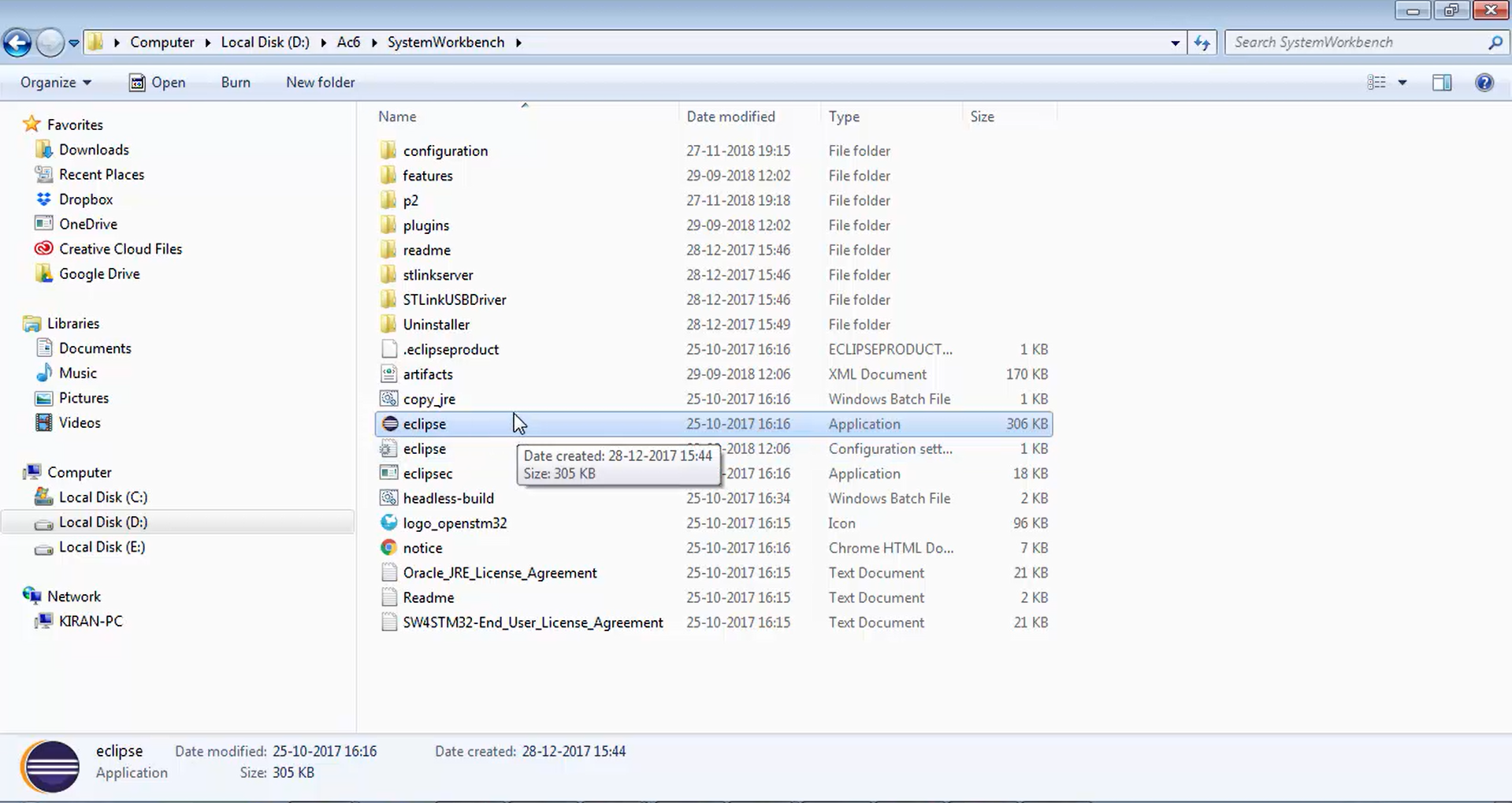 Installing Open STM32 System Workbench
