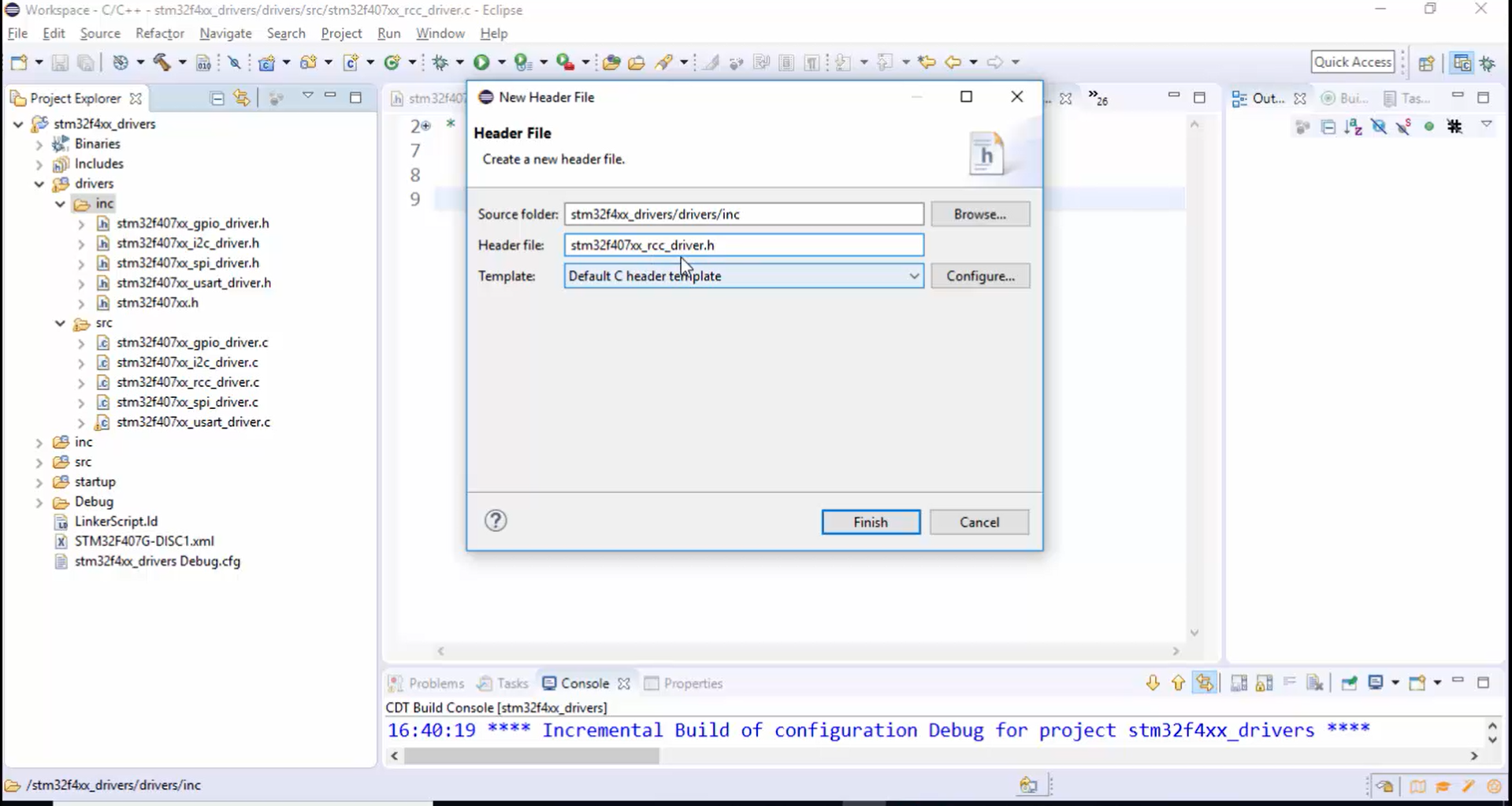 USART baud rate coding 