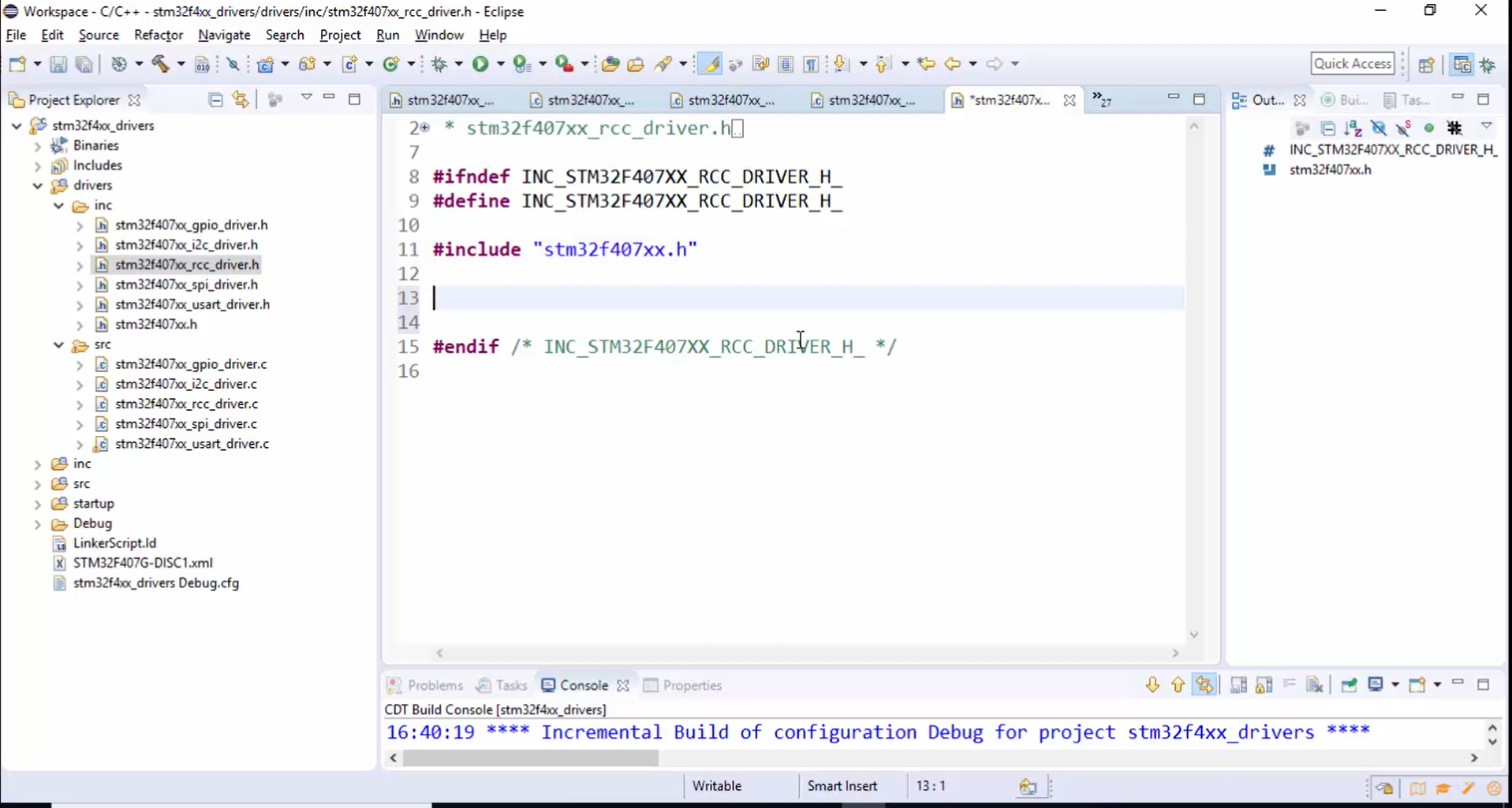 USART baud rate coding 