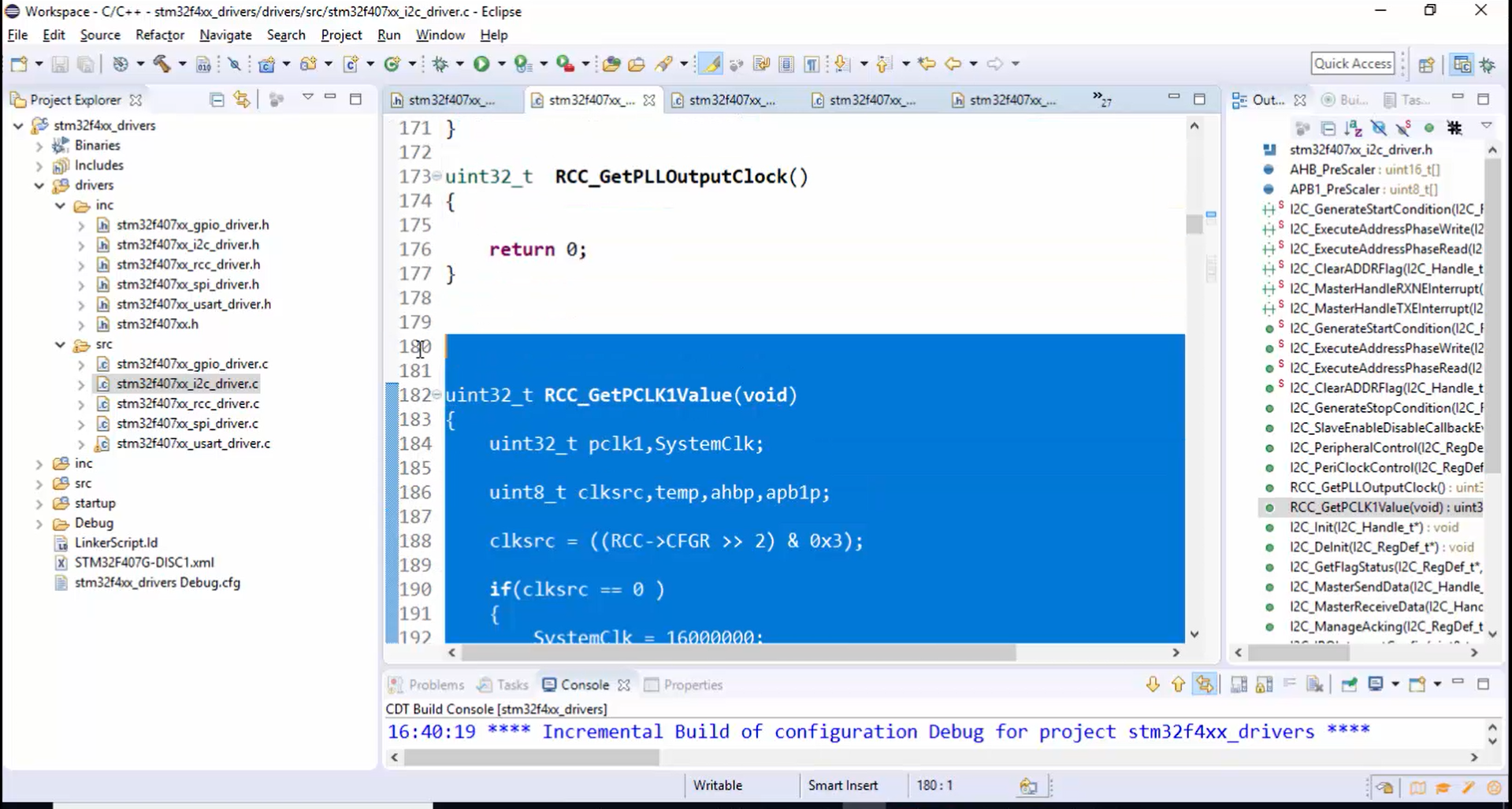 USART baud rate coding 