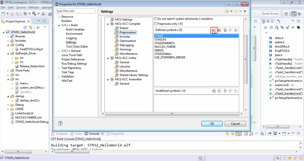 Using MCU Peripherals and Implementing Initialization Codes in FreeRTOS