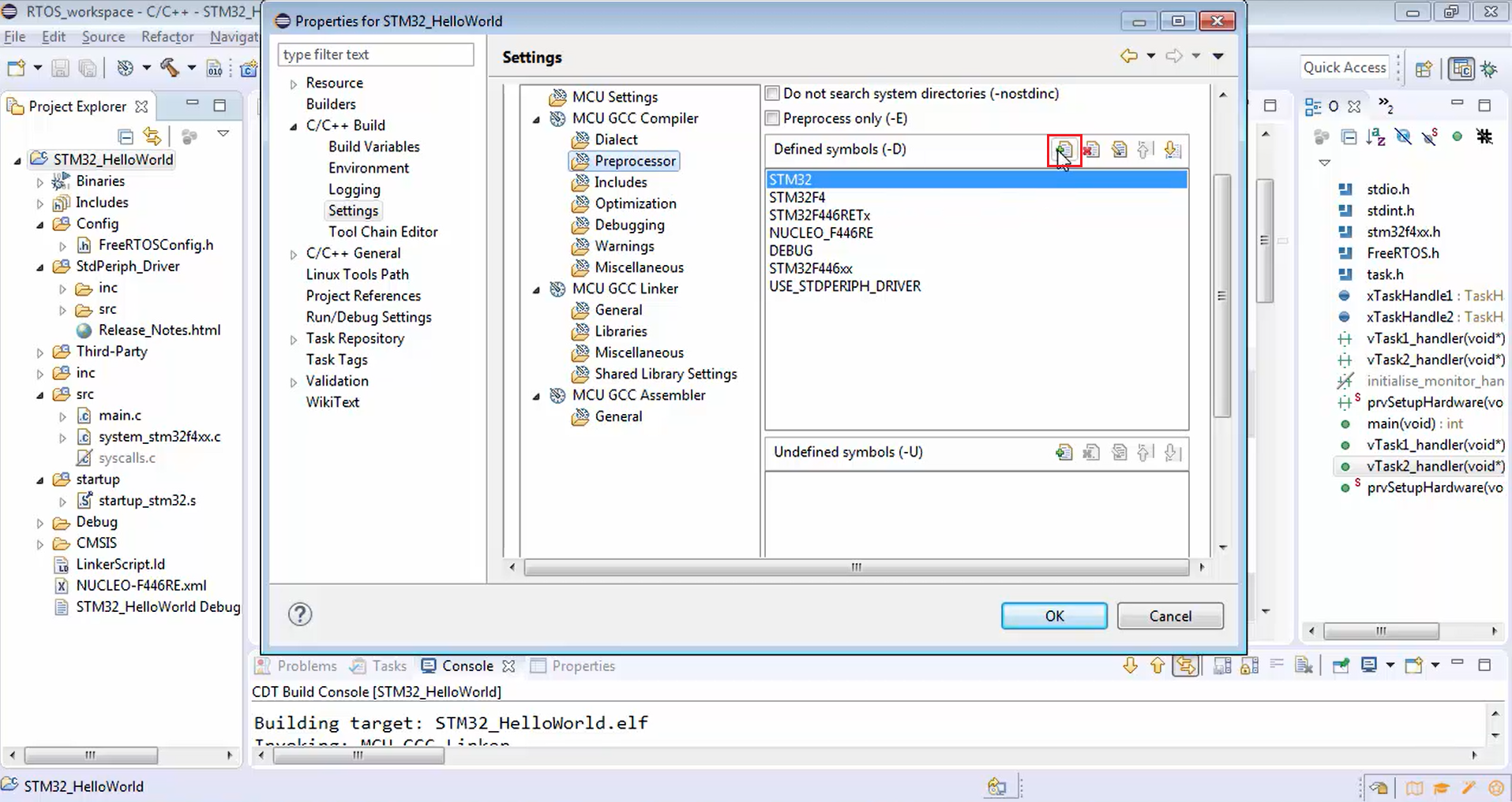 Using MCU peripherals and implementing initialization codes