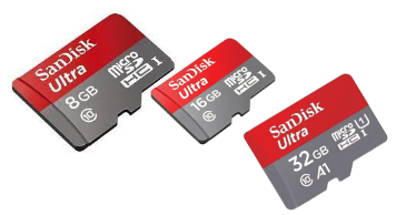 Figure 1. 8/16/32 GB SD cards