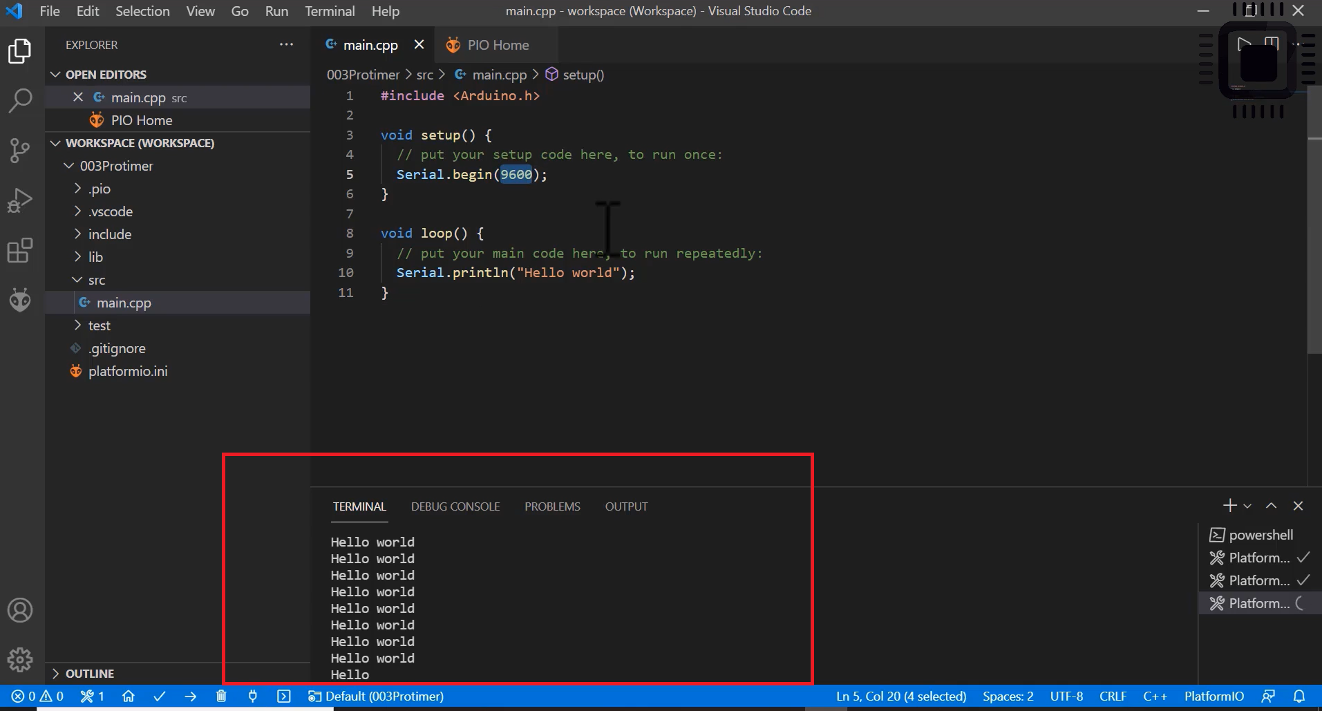 Exercise-003 Create new project- Visual studio code