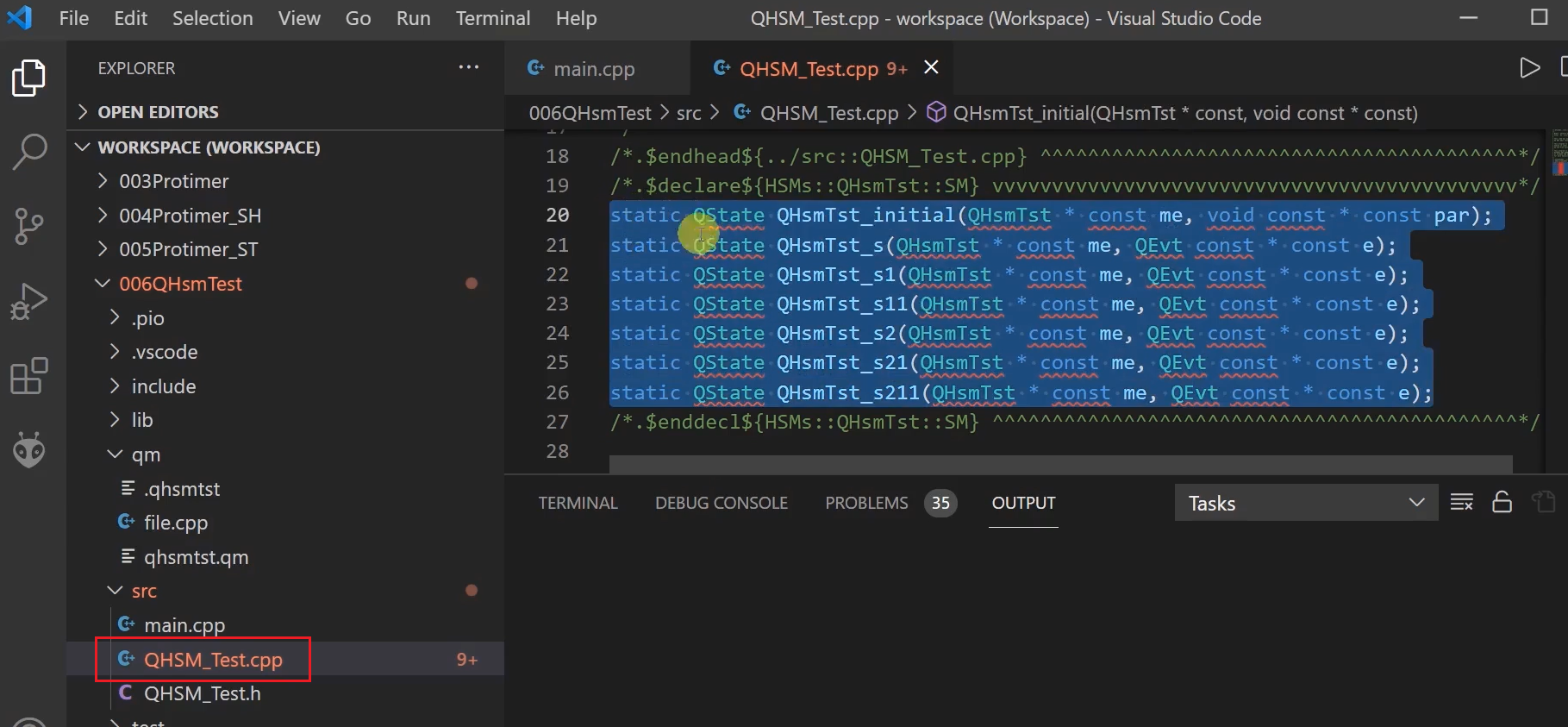 Adding files in QM tool