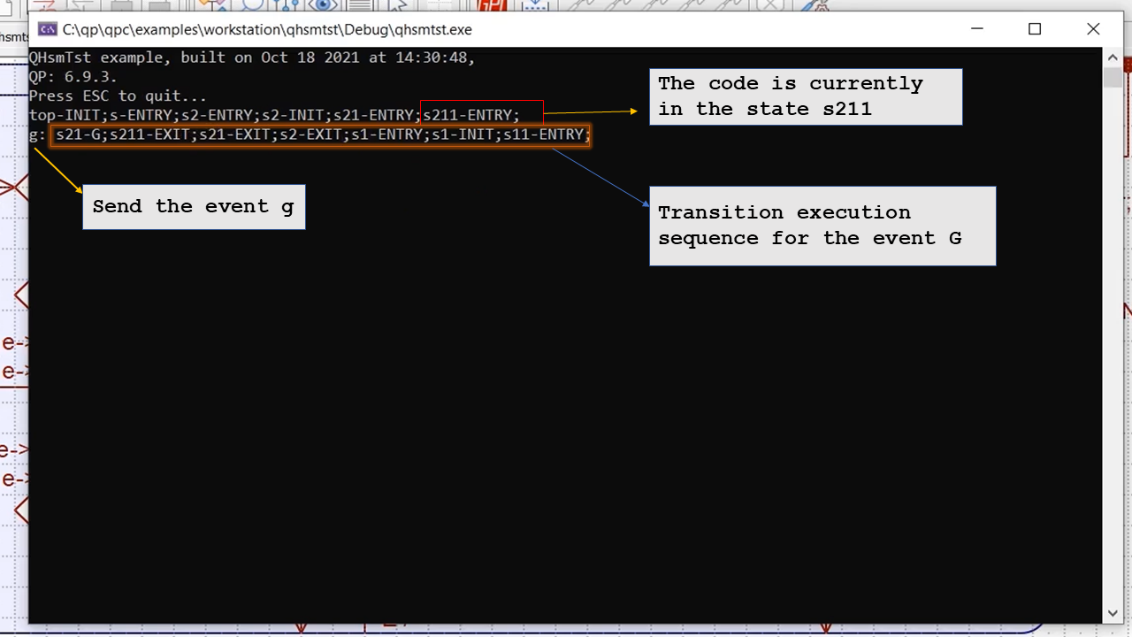 nested hierarchical state machine