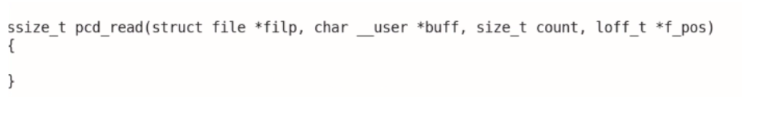 Figure 6. Creating a variables to pcd_read