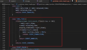 Read more about the article FSM Lecture 25: Exercise-003 Nested switch implementation of an FSM part 2