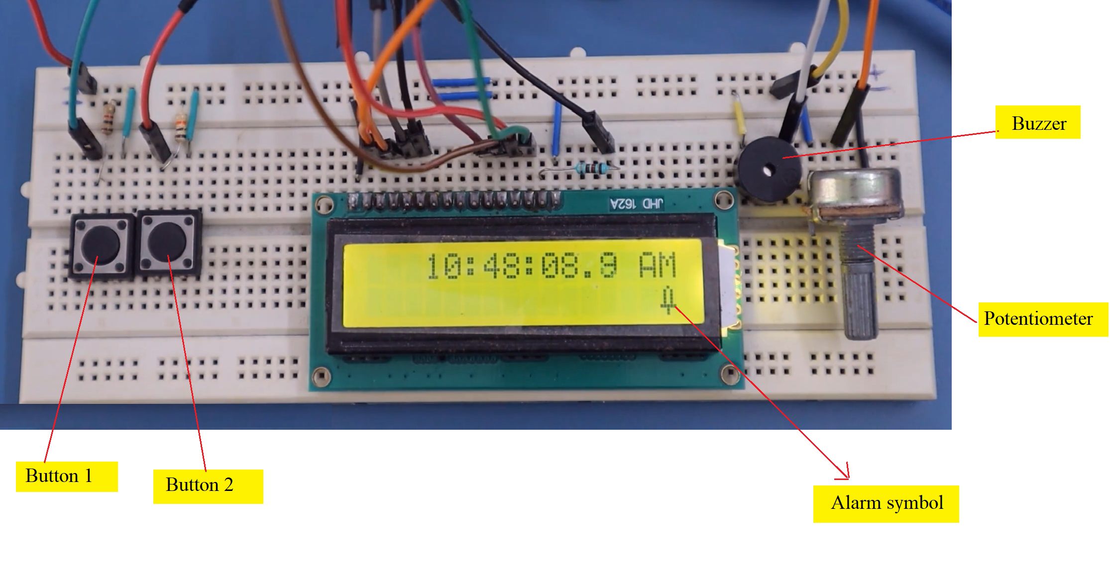 Figure 1.007 Clock Alarm demo (ticking mode)