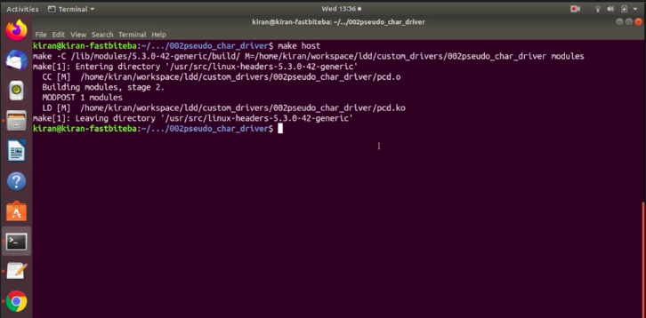 Figure 1. Make host(compiling for host)