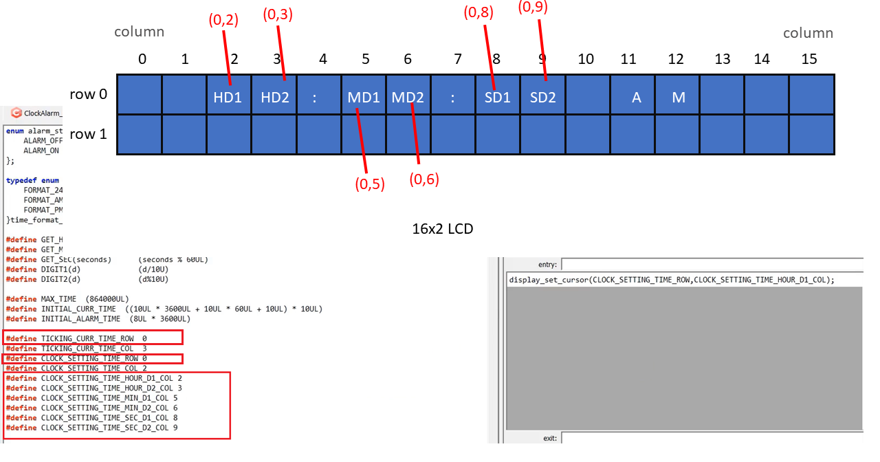 Implementing CLOCK_SETTING state part-1