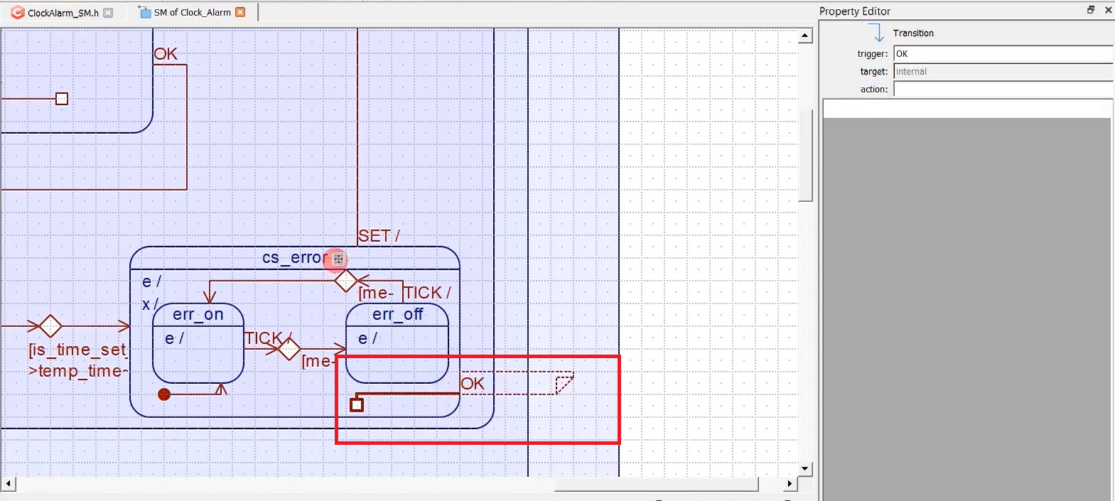 Implementing CLOCK_SETTING state part-4 