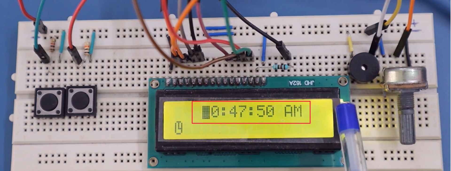 Figure 2. Clock set mode