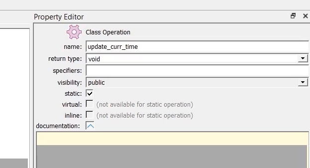 Adding class operations
