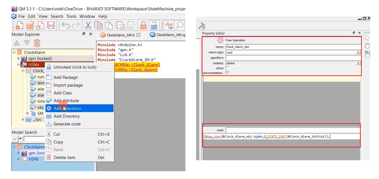 Adding main application object and constructor