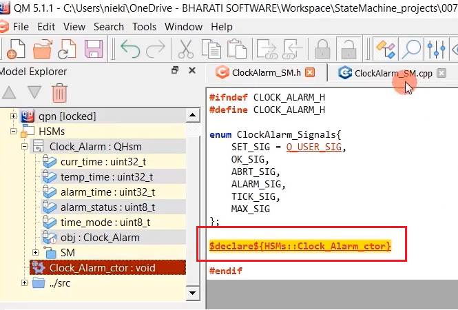 Adding main application object and constructor