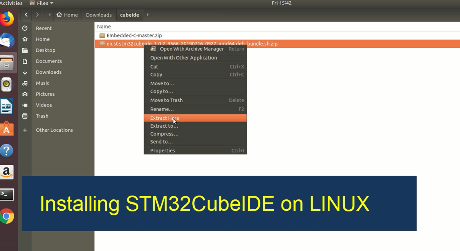 Installing STM32CubeIDE on Linux