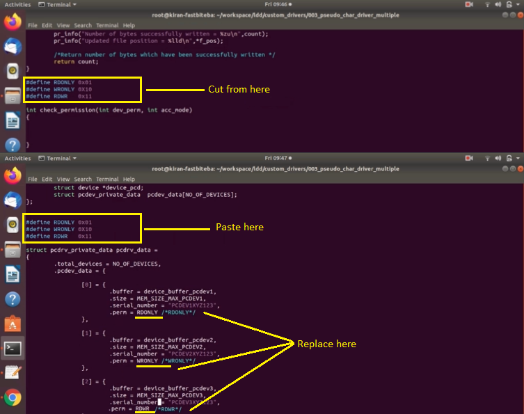 Implementation of check_permission()