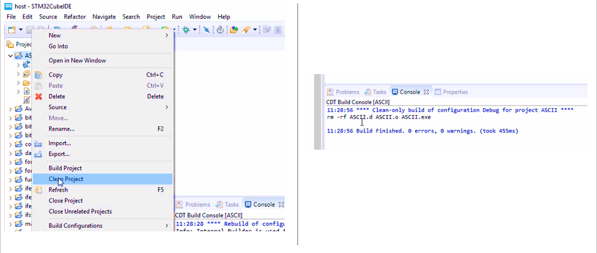 Importing projects into STM32CubeIDE workspace