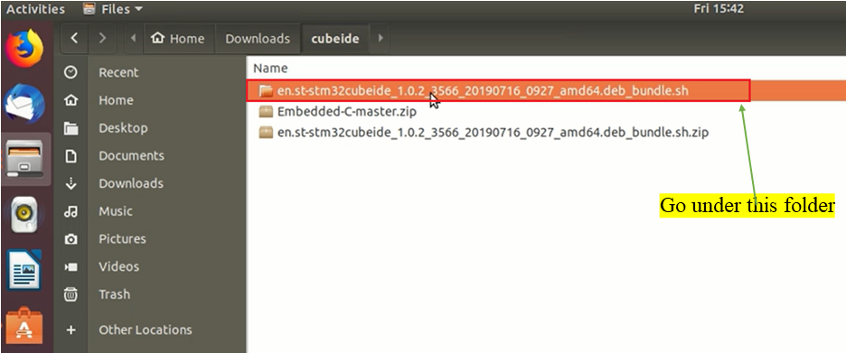 Installing STM32CubeIDE on Linux