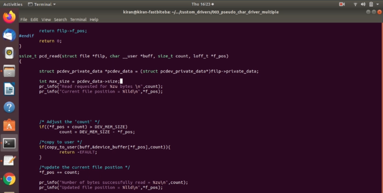 Figure 3. Extract the size information using pcdev_data